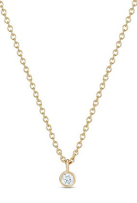 De Beers Clea 18k gold pendant with 0.07ct diamond – £1,200 (mined)