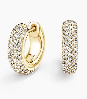 Brilliant Earth 14k yellow gold earrings with lab-grown diamonds, totaling 2/3 ct - £1,450 (lab-grown)