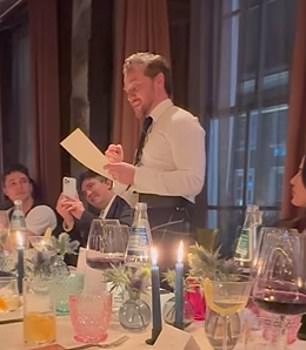 Actor James was in his element when he read a poem by Robert Burns