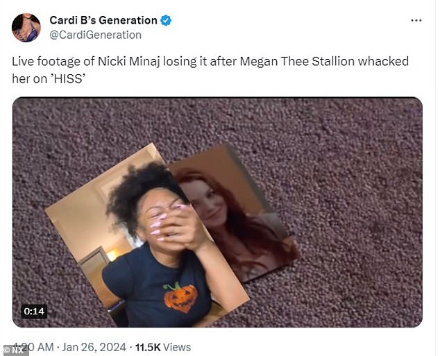 Reactions poured in from fans on X, formerly Twitter, as they announced whether they were Team Nicki or Team Megan