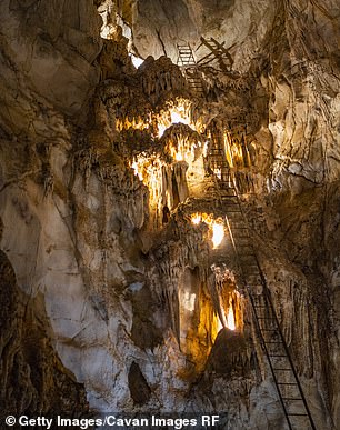 The cathedral-like open cave system is said to be the oldest in the world;  scientists estimate it to be about 340 million years old