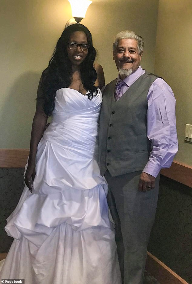 Sonya Cruz, 31, and mother of one, from Wisconsin, pictured with her husband John Cruz on their wedding day in 2019. She died last year of blastomycosis