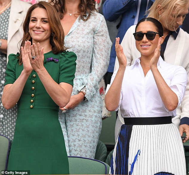 And I've written plenty of pieces praising her personal style: In 2019, Meghan's crisp white shirt beat Kate's more motherly outfit at Wimbledon hands down.