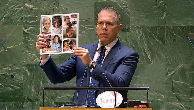 The Mail's story about the girls was shown to the United Nations by Israeli politician Gilad Erdan