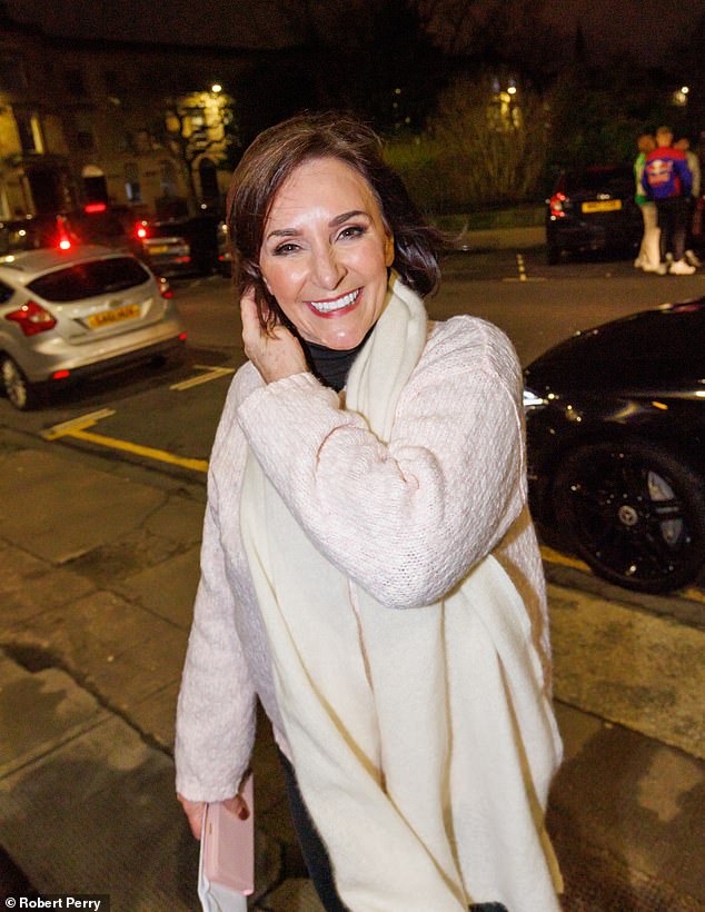 Shirley Ballas smiled for the cameras