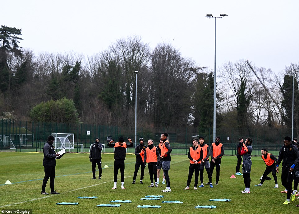 Elokobi wanted his players to train on grass ahead of the match with the Championship team instead of on their artificial turf