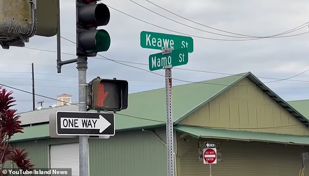 The birth took place near the intersection of Keawe Street and Mamo Street