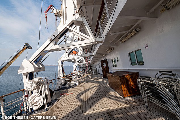 The MS Astor first launched in 1986 and spent 34 years at sea