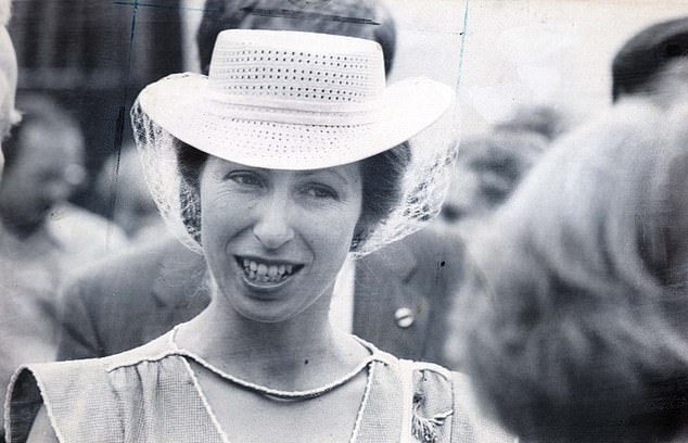 Princess Anne attends a private reception given by the Governor of New Mexico in 1982 at the Palace of the Governors.  When asked about the birth of Prince William, Charles and Diana's first child, she seemed irritated