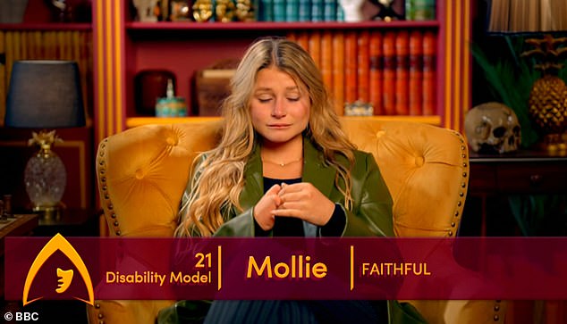 Mollie spent the final minutes of the match in tears as she struggled between casting her final vote for Harry or Jaz and was left visibly upset after throwing away the prize money.