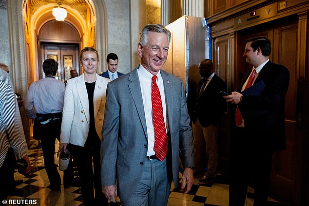 However, Republican Senator Tommy Tuberville did say that the US is at war in the Middle East