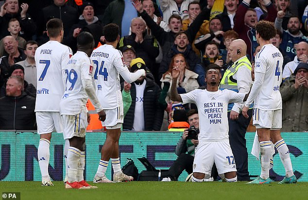 Anthony was shown a yellow card for celebrating after taking off his shirt while celebrating his goal