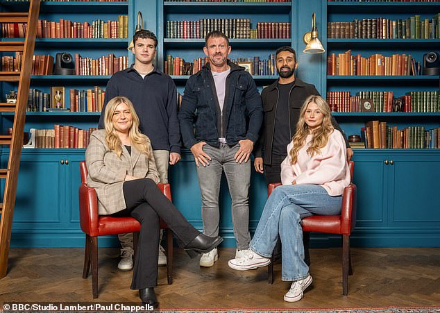 Jaz, who was dubbed 'Jazatha Christie' by viewers for his elite detective skills, managed to see through all the traitors and finished in the final five alongside Evie, Harry, Andrew and Mollie (pictured)