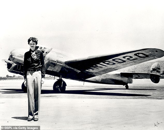 On June 1, 1937, Earhart and navigator Fred Noonan left Miami, Florida, for an around-the-world flight.  They disappeared after a stopover in Lae, New Guinea, on June 29, 1937, with only 7,000 miles of the journey remaining