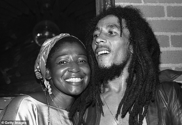 Bob Marley and wife Rita Marley at The Daisy In Beverly Hills, California, on July 26, 1978