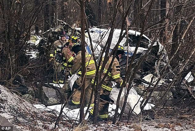 The small cargo plane nose-dived in Londonderry on Friday morning and crashed into the ground shortly after taking off from Manchester-Boston Regional Airport.