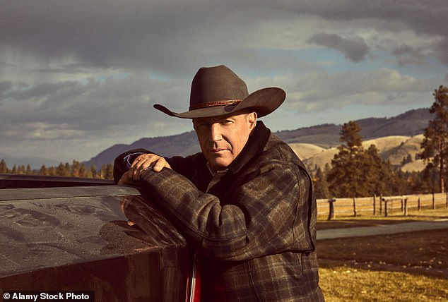 The new film will be Sheridan's first since 2021's Those Who Wish Me Dead. He has been consumed with drama lately over his series Yellowstone (pictured), which has five spin-offs underway or in the works