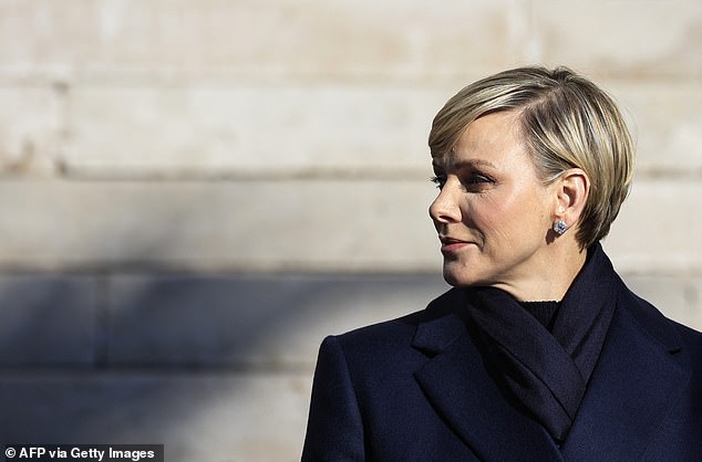 Princess Charlene, who celebrated her 46th birthday on Thursday, appeared in good spirits after a tumultuous week for Monaco's royal family