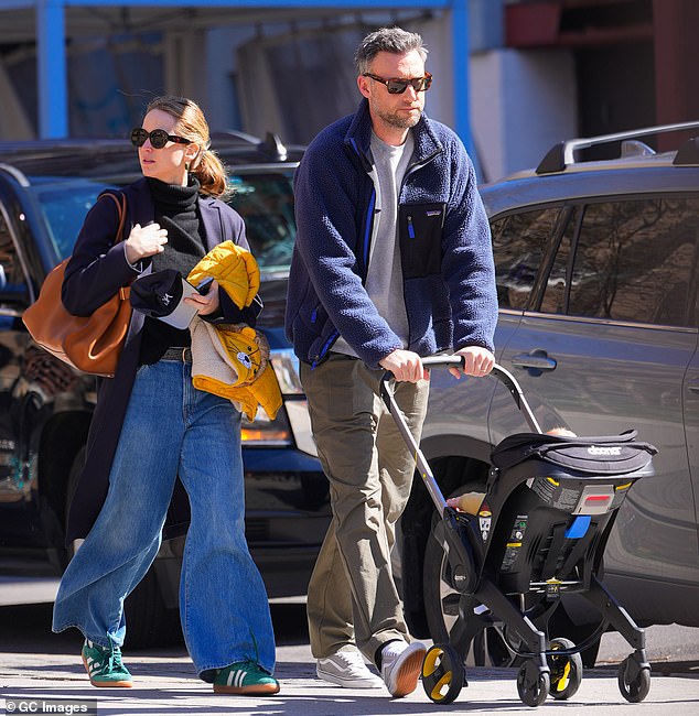 Jennifer shares son Cy with Cooke (pictured in March in New York)