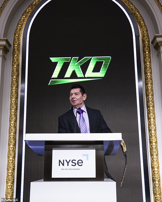 McMahon was seen publicly this week when TKO announced new TV deals