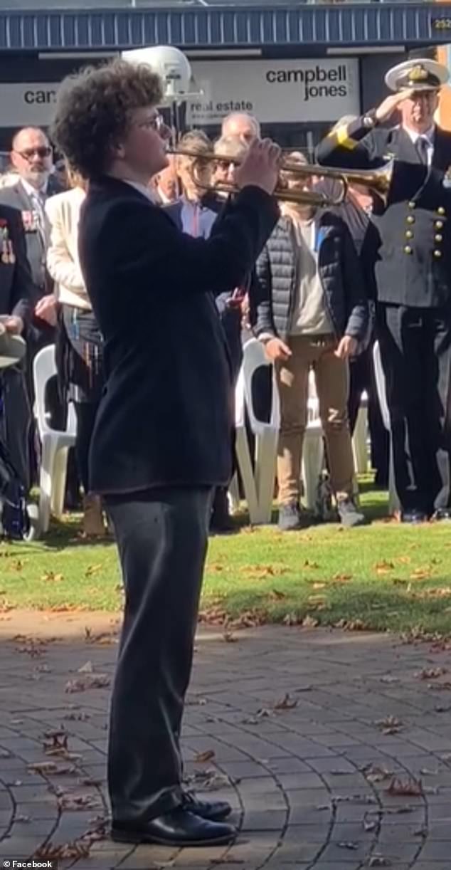 He was also a talented flugelhorn player, playing at ANZAC and Remembrance Day ceremonies