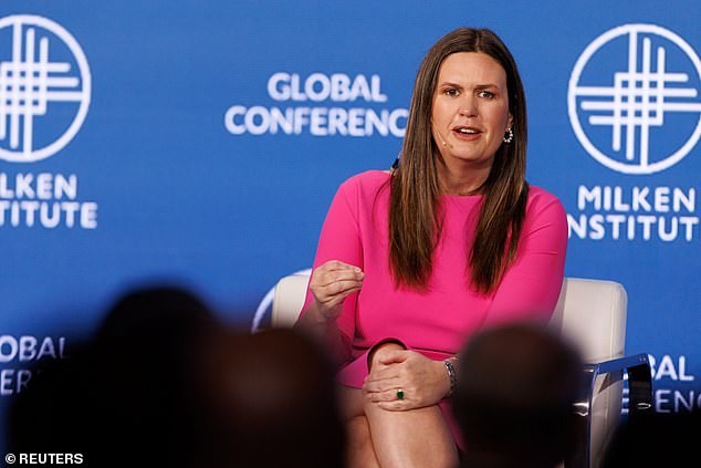 Trump's former press secretary and current Arkansas Governor Sarah Huckabee Sanders has been a loyal ally of the former president