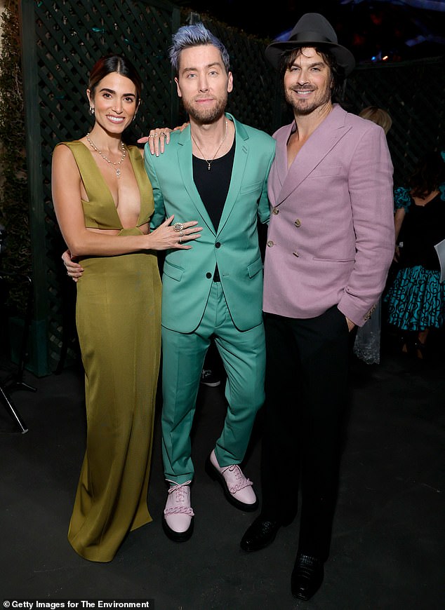 They met Lance Bass at the event