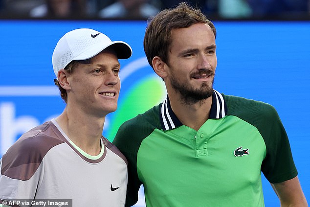 Sinner (left) will face Jannik Sinner in the final in Melbourne