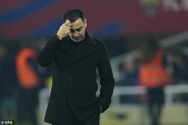 Xavi's reign as Barcelona coach ended in farcical circumstances on Saturday evening