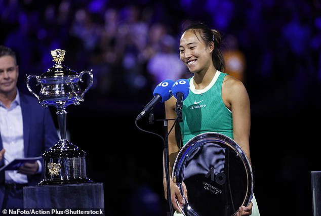 Sabalenka defeated Chinese hotshot Qinwen Zheng at Melbourne Park