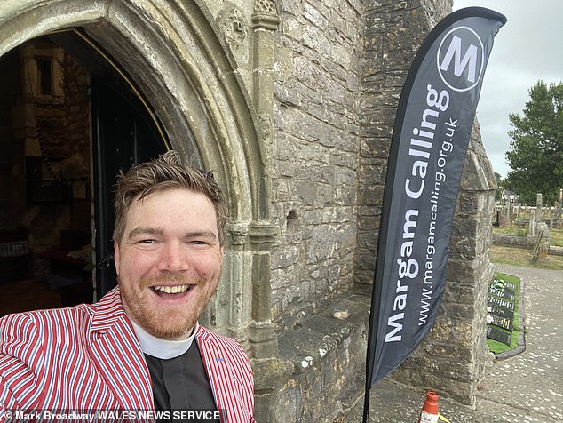 The vicar now joins the lifeboat crew in Porthcawl when there is a call to save someone in danger