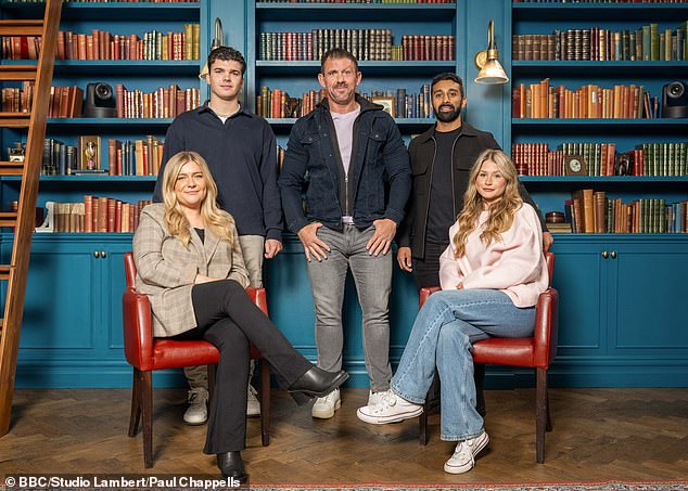 Jaz, who was dubbed 'Jazatha Christie' by viewers for his elite detective skills, managed to see through all the traitors and finished in the final five alongside Evie, Harry, Andrew and Mollie (pictured)