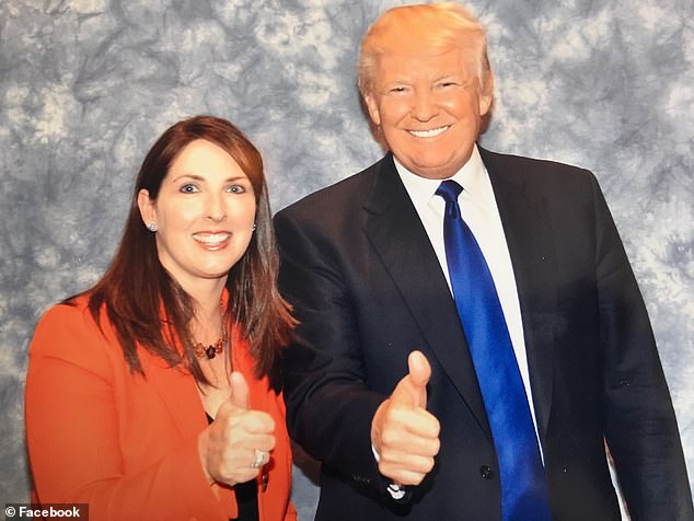 Reports emerged that RNC Chair Ronna McDaniel (pictured with Trump) planned to name the former president the 