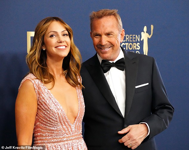 On January 12, DailyMail.com exclusively revealed that the two-time Oscar winner's 49-year-old ex (L, pictured in 2022) was still dating his banker Josh Connor after a getaway to Hawaii in July - despite saying denied during the meeting.  their divorce process