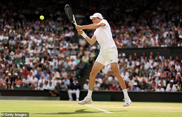 Sinner wore the Nike Zoom shoes at Wimbledon in 2022 and has relied on the shoes ever since, despite them being discontinued