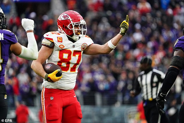 Tight End Travis Kelce also had a huge game, catching 11 passes for 116 yards and a touchdown