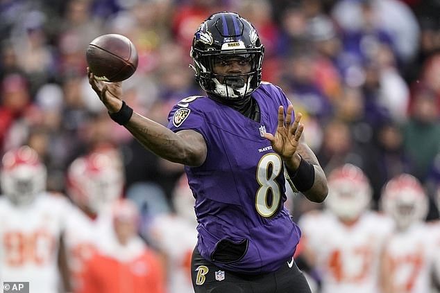 Ravens quarterback Lamar Jackson finished the game 20-37, 272, 1 TD and 1 Int