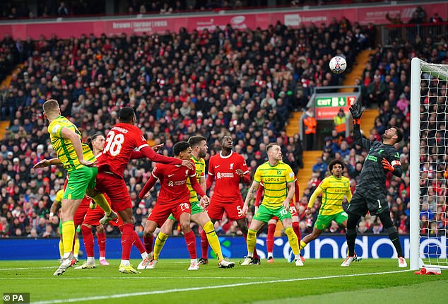 Ben Gibson shocked the Anfield faithful with an equalizer, but the Reds were in no way impressed with the goal