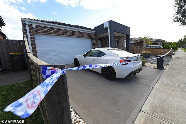 The house where Celeste Manno was murdered in her bed