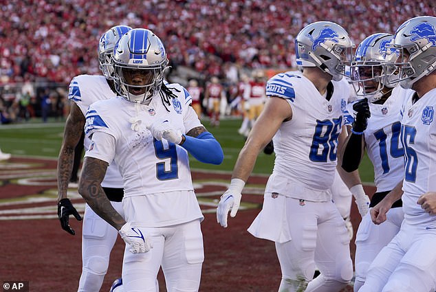 Williams' score sparked a wild celebration among the thousands of Lions fans in Santa Clara