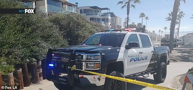 Hanie became separated from her boyfriend and a group of people while walking on the beach in the early hours, Manhattan Beach police said in a statement.