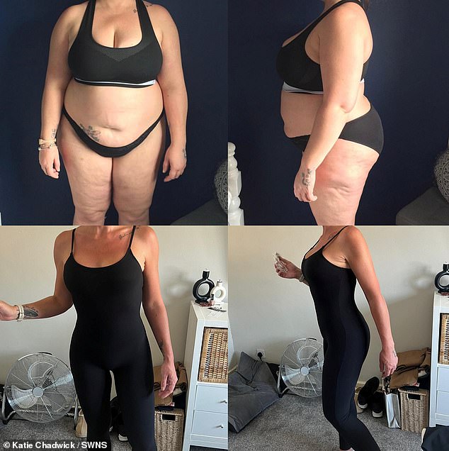 Her weight has fluctuated over the years, but at her largest she was 19 stone and wore a size 24