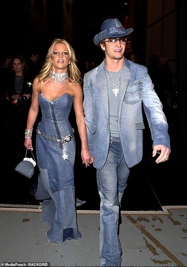 Britney also revealed that she became pregnant with Justin in 2000, with the singer having an abortion because the N*Sync star 'didn't want to be a father' (pictured in 2001)