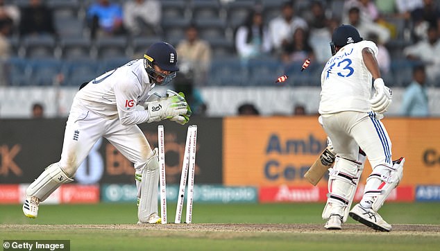 Mohammed Siraj was bowled off Hartley's bowling as England won with five balls to go