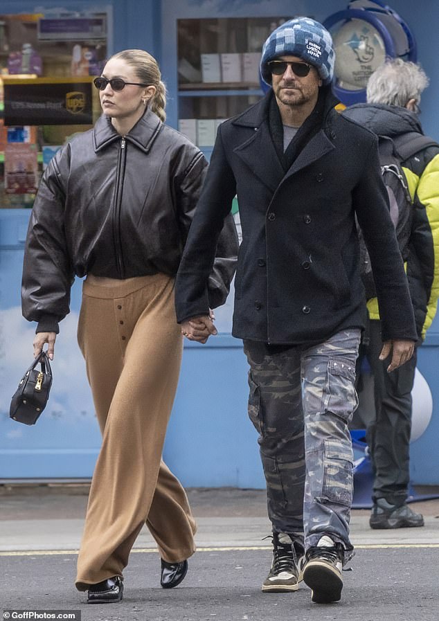 The American actor and filmmaker was the center of attention just days ago - after performing his first public show with supermodel Gigi, 28, while walking around London (pictured)