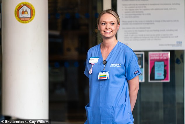 One of the less popular categories was public services, with the British choosing Ebola nurses, firefighters and NHS workers as their heroes (stock image)