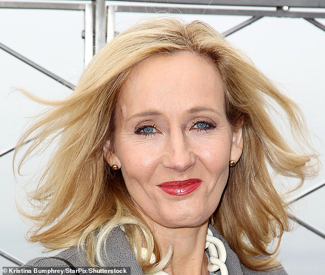 Heroes were significantly more likely to be men: only one in four Brits and one in five Americans said they had a heroine.  Pictured: JK Rowling, the most popular choice in the Writer category