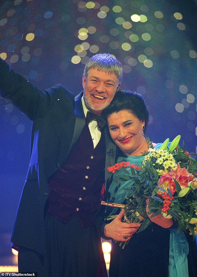 Matthew presented the series for almost a decade (pictured here with Nicola Kirsch, who built a musical career after wowing viewers with her impersonation of opera singer Maria Callas)