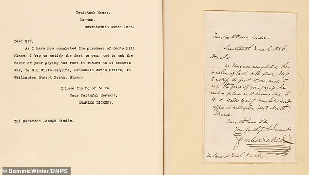 The documents show that Dickens was a fairly reasonable landlord as he charged £51-6-8 for the six months' rent and had 'no desire to intrude or disturb his tenant'.