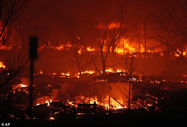 Researchers analyzed crowdfunding campaign data from the 2021 Marshall Fire (pictured) in Colorado and found that beneficiaries with incomes above $150,000 received 28 percent more support than beneficiaries with incomes below $75,000